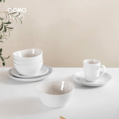 16 Piece Ceramic Dinner Tableware Set