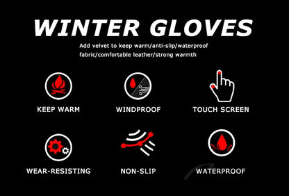 Waterproof Touch Screen Gloves: Warm & Windproof