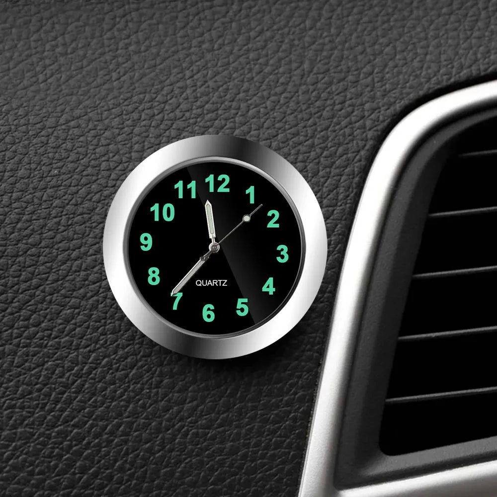 Luminous Stick-On Mini Digital Car Clock | Auto Accessories