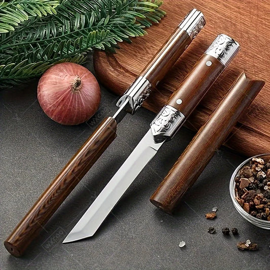 Premium Carved Stainless Steel Utility Knife
