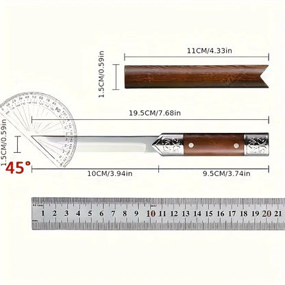 Premium Carved Stainless Steel Utility Knife
