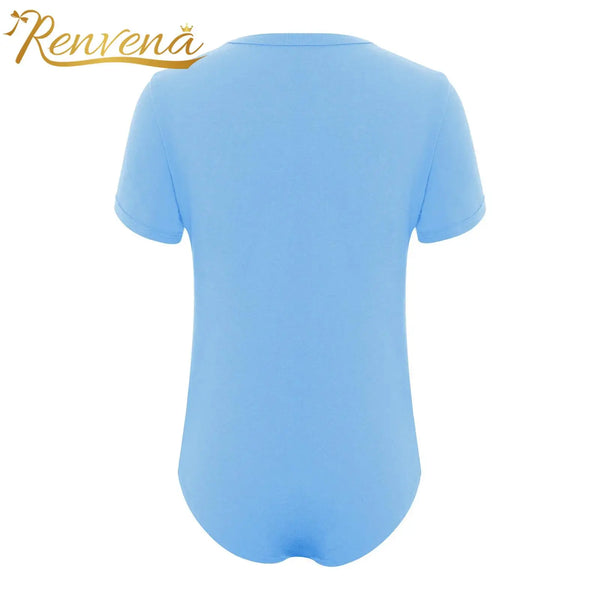 Kids Athletic Bodysuits For Boys Press Buttons Crotch Short Sleeve