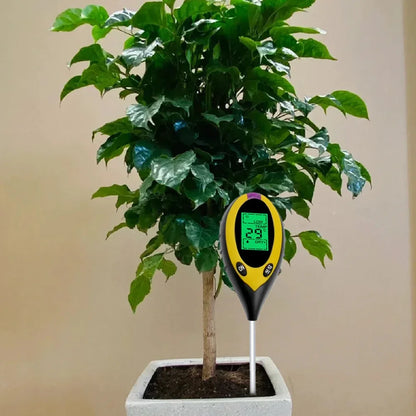 4-in-1 Soil PH Meter | Moisture, Temperature, Sunlight Tester