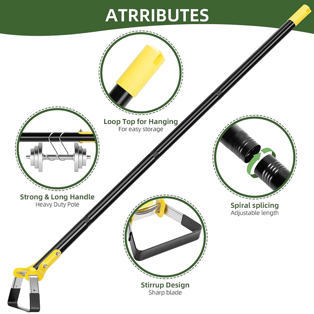 Adjustable Long Handle Scuffle Hoe