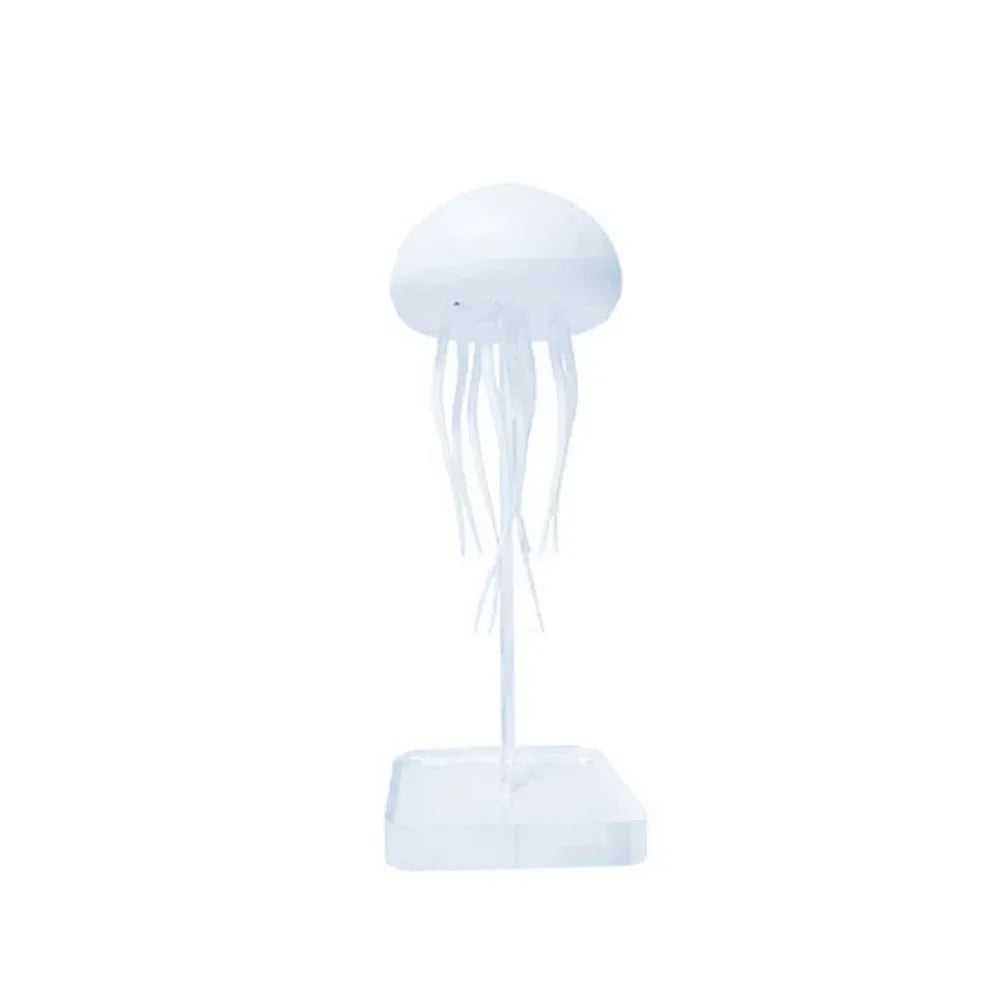 Cartoon Jellyfish Night Light - RGB Gradient LED Lamp with Voice Control
