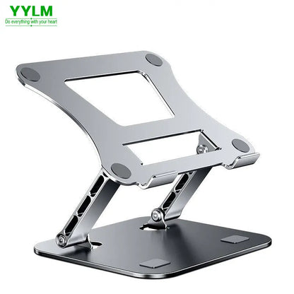 Adjustable Aluminum Alloy Phone Tablet Stand - Cooling Support for Laptops