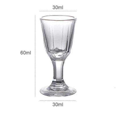 6pcs 10ml Mini Shot Glass Set – Clear Spirits Tasting Cups