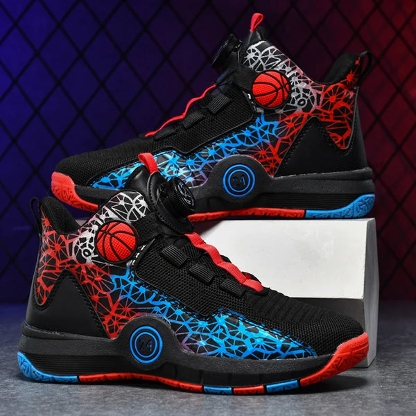 Children Basketball Shoes Original Design 2024 New Indoor Field