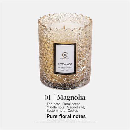 Luxury Scented Soy Candle - Natural Essential Oil for Sleep & Stress Relief