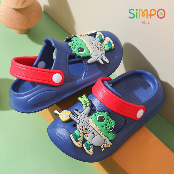Summer Children S Slippers Kids Sandals Soft Anti Skid Cartoon Shoes
