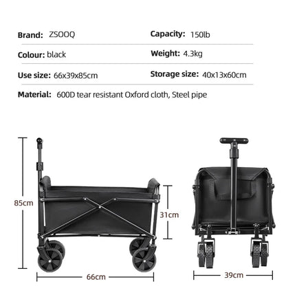 Heavy-Duty Foldable Utility Cart