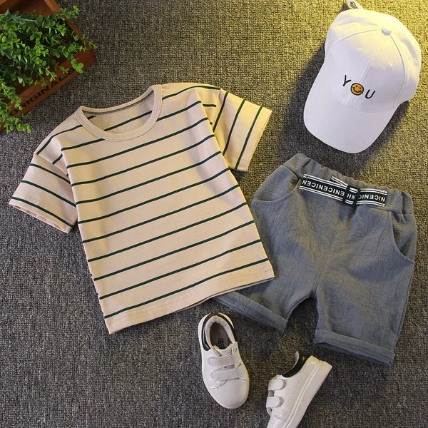 Korean Version Baby Boys Clothing Sets Cotton Kids Girls Clothes