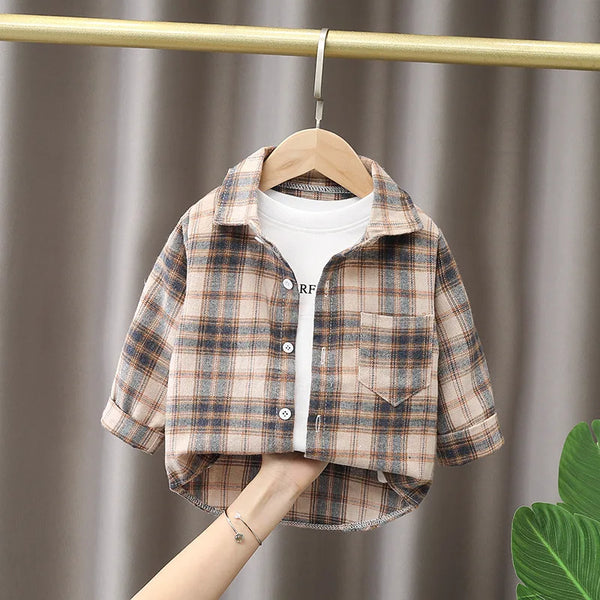 Ienens Kids Shirt Clothes Spring Thin Blouses Clothing Infant Boy