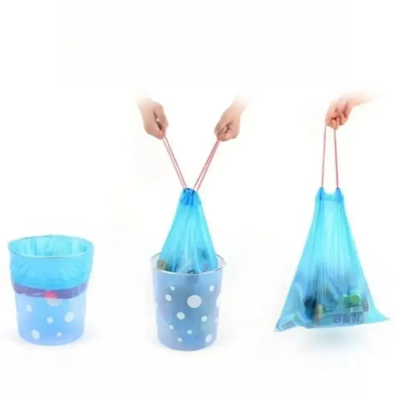 Thickened Drawstring Garbage Bags | 10kg Capacity, Durable & Leak-Proof