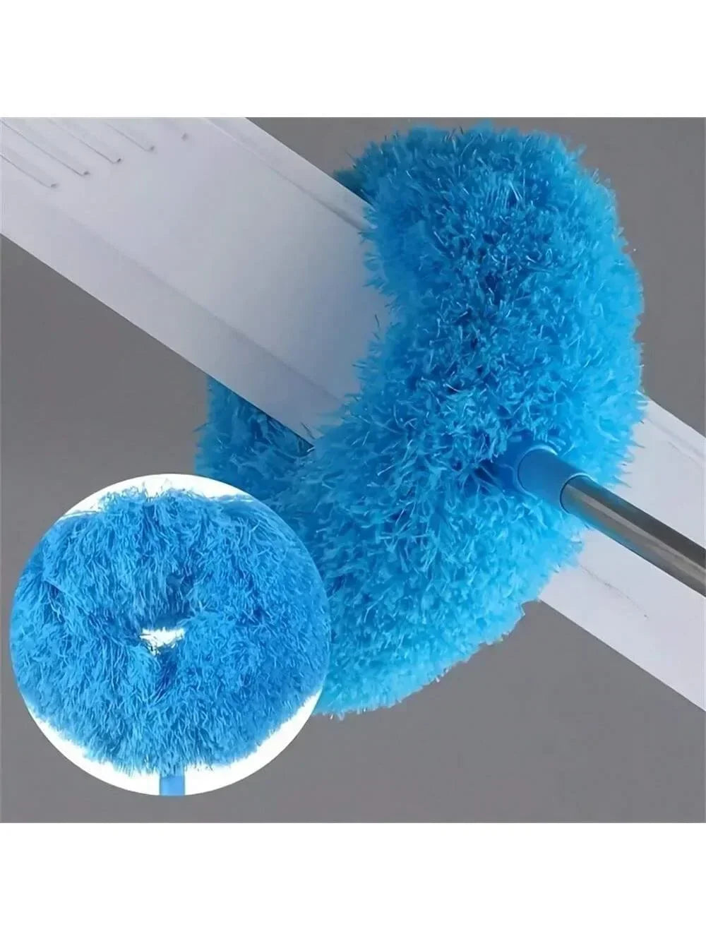 Microfiber Ceiling Fan Duster - Extendable Long Handle Cleaning Brush