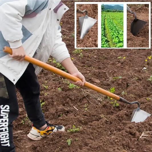 Triangle Small Tip Hoe - Plowing & Soil Loosening Garden Tool