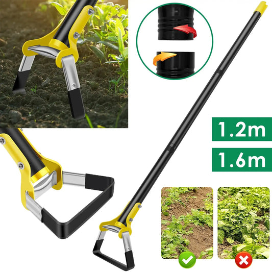 Ergonomic Long-Handle Weeding Hoe