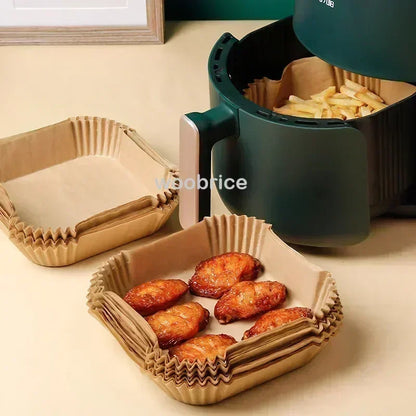 Air Fryer Parchment Paper Liners | Non-Stick & Heat-Resistant