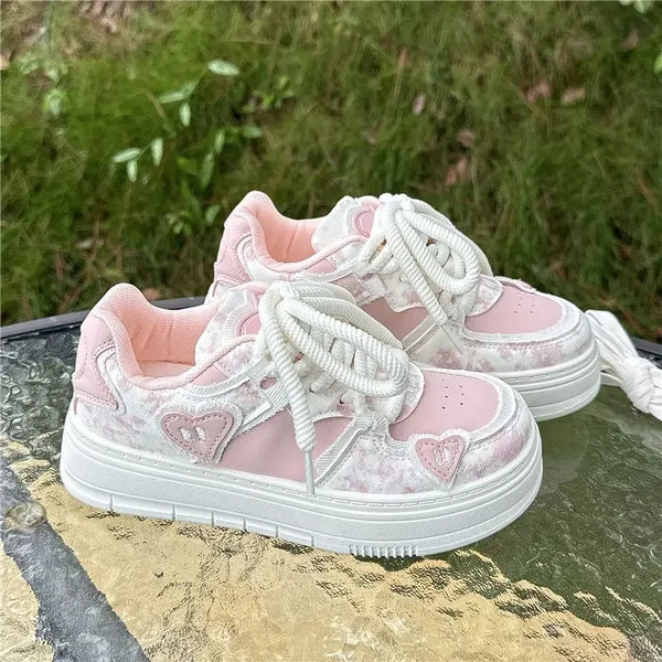 Korean High On Platform Sneakers Shoes For Women Sale Offers Deals