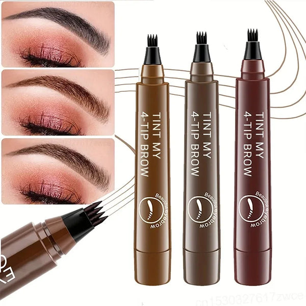 4 Point Eyebrow Pencil Maquillajes Para Mujer Waterproof Liquid