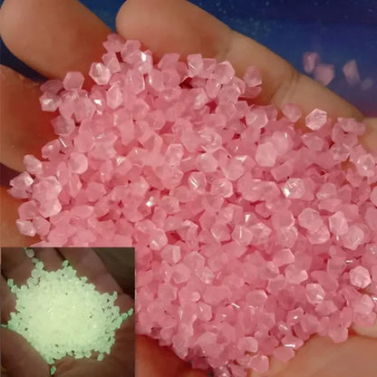 Luminous Sand Glow in Dark Pebbles Stone Garden Yard Outdoor Path Lawn Decorations