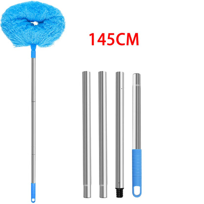 Ceiling Fan Cleaner Duster - 2 Detachable Dusting Heads with Extension Pole