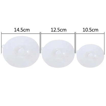 Silicon Sealing Dust Proof Cup Lid Reusable Clear Seal Suction Cup Mugs Cover Dustproof Leakproof Tea Coffee Lid Cup Accessories