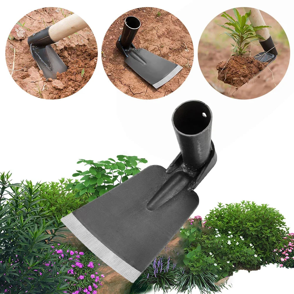 Durable Forged Hoe - Heavy-Duty Garden Tool for Digging & Weeding