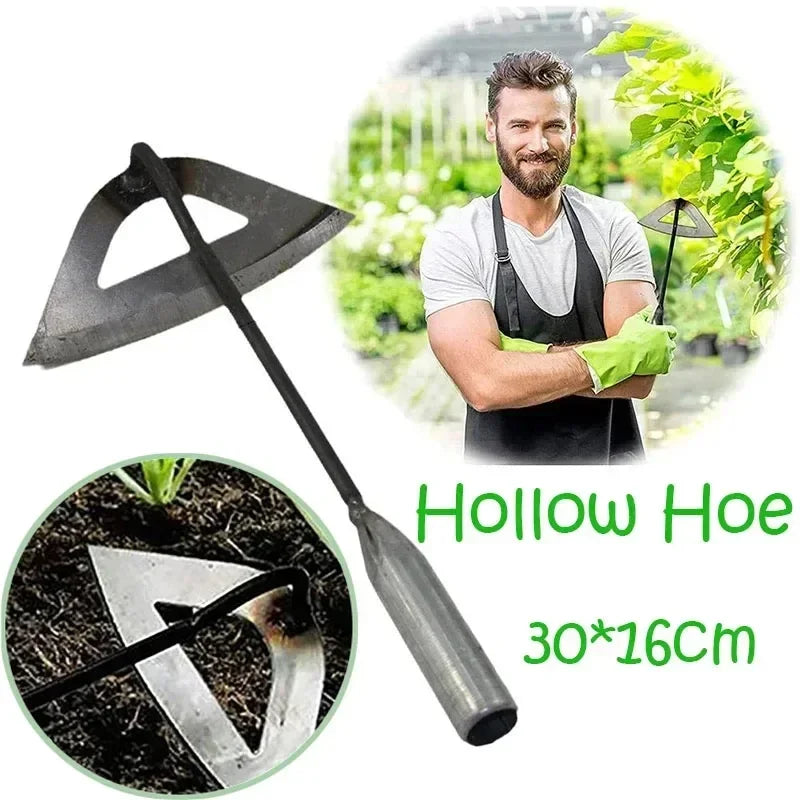 Steel Hollow Weeding Hoe & Rake