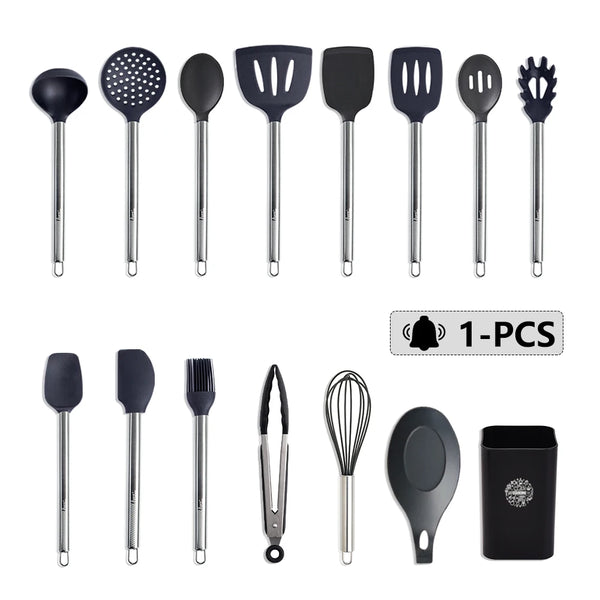 1 Pack Silicone Kitchenware Cooking Utensils Heat Resistant
