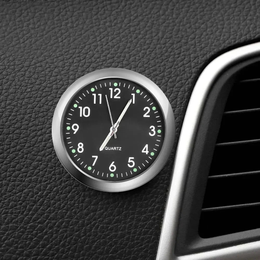 Luminous Stick-On Mini Digital Car Clock | Auto Accessories