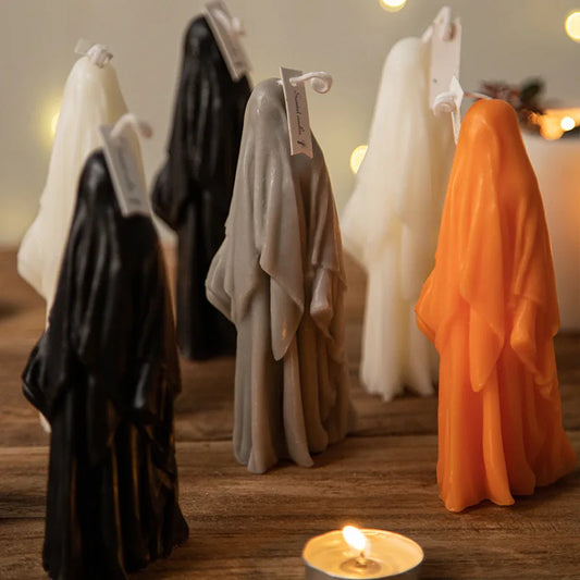 Halloween Woman Scented Candle - Creative Holiday Decor