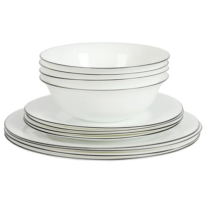 71-Piece Stainless Steel Silver Cookware & Dinner Set