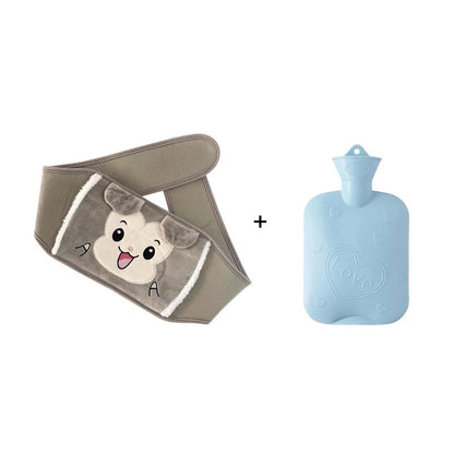 Hot Water Bottle Bag | Plush Waist Cover for Pain Relief