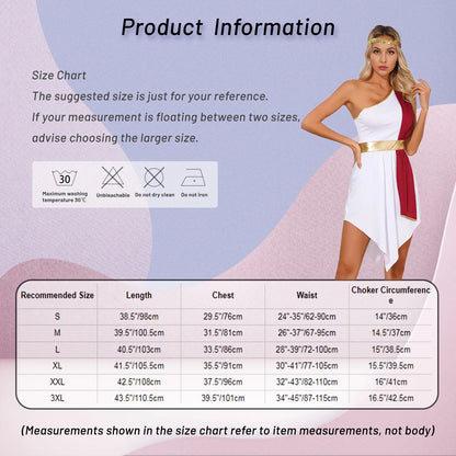 Women Roman Greek Toga Cosplay Costume