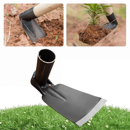Durable Forged Hoe - Heavy-Duty Garden Tool for Digging & Weeding