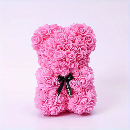 Rose Bear Artificial Foam Teddy Bear Valentine's Gift