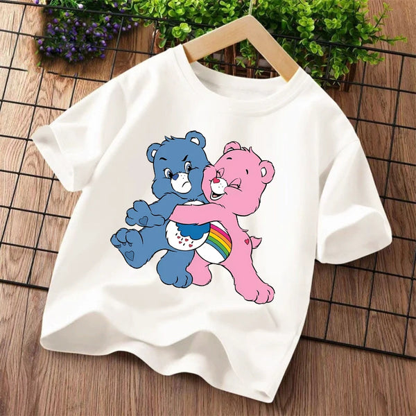 New Care Bears Children T Shirts Kawaii Cartoon Character Printed T