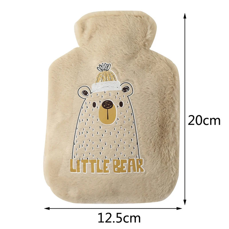 Cartoon Plush Rabbit Bear Hot Water Bottle