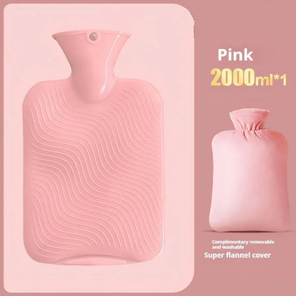 Rabbit-like Plush Hot Water Bottle | PVC Hand Warmer