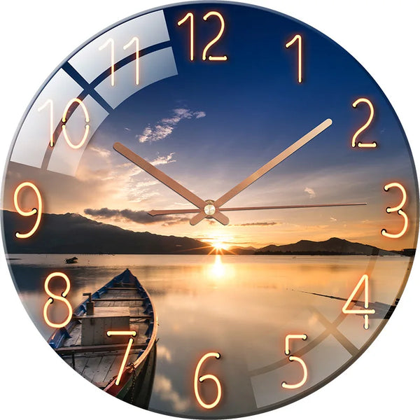 Nordic Silent Wall Clock Non Ticking Silent Digital Wall Clock