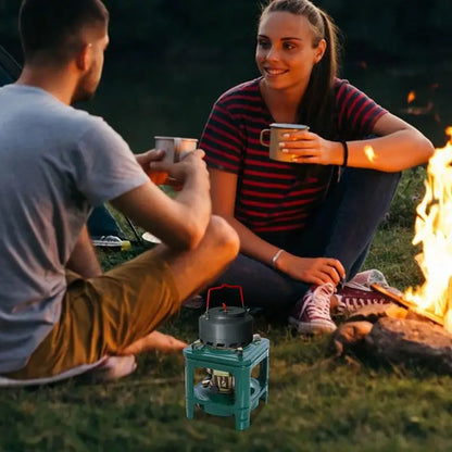 8-Wick Kerosene Stove - Portable Outdoor Camping Cooker
