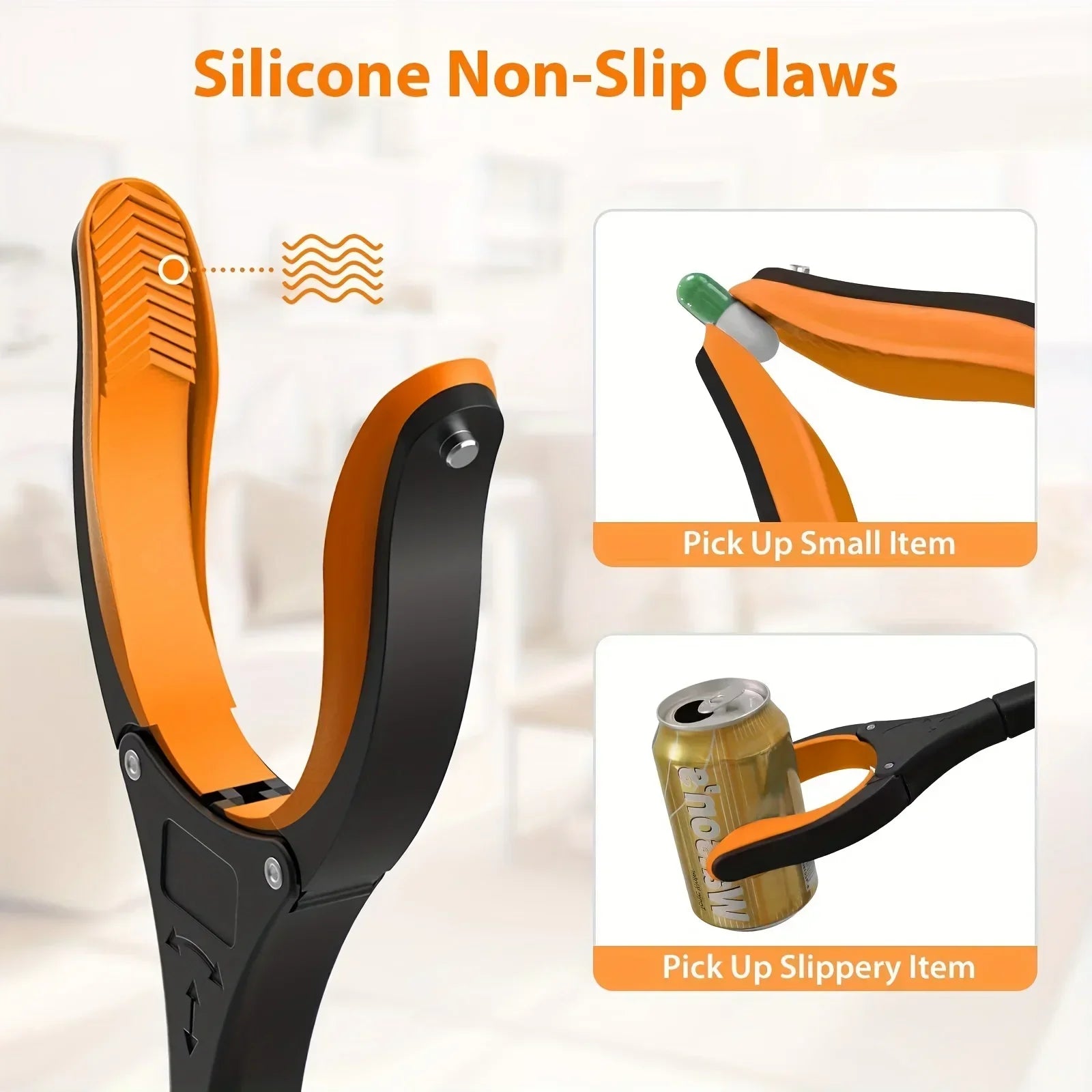 Garbage Picker Gripper With 360 ° Rotating 32" Lightweight Gripper for the Elderly