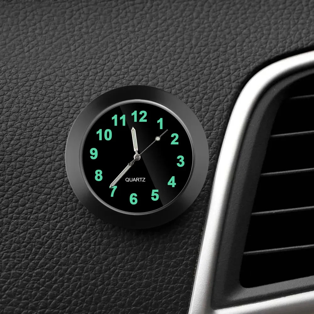 Luminous Stick-On Mini Digital Car Clock | Auto Accessories