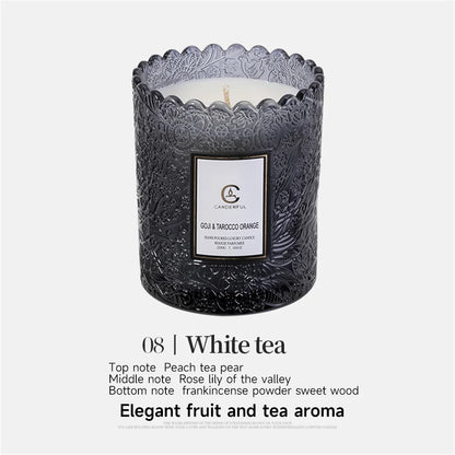 Luxury Scented Soy Candle - Natural Essential Oil for Sleep & Stress Relief