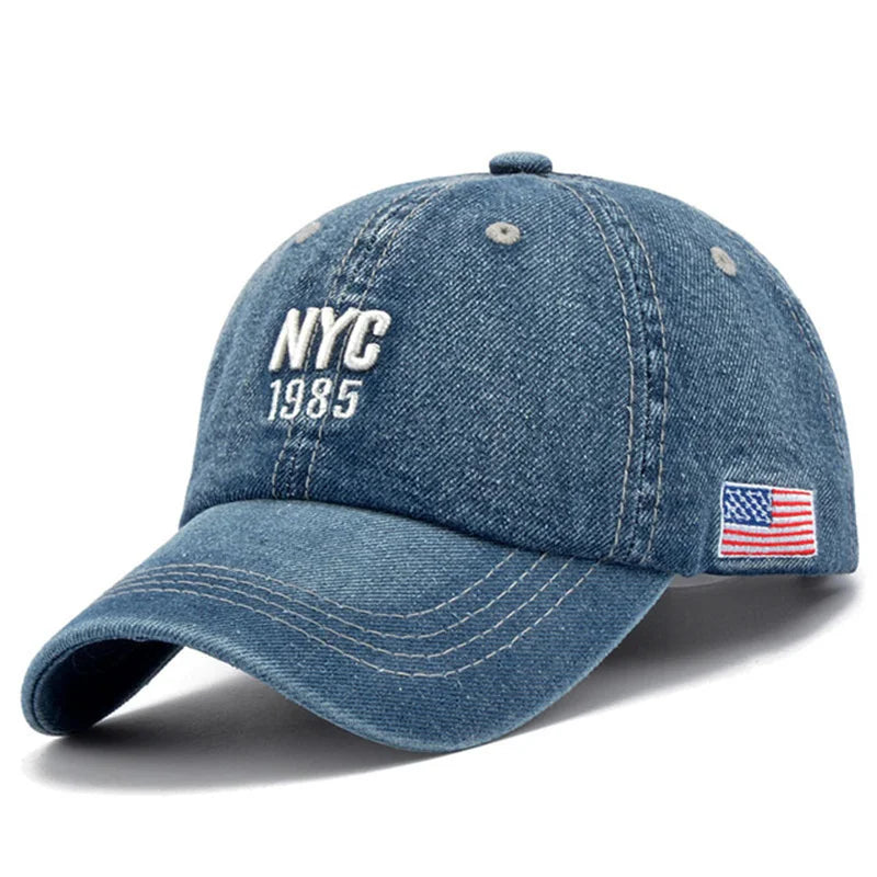 Denim Baseball Cap Men Women