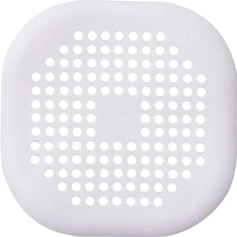 Anti-Clogging Drain Mat – Suction Cup Hair Filter for Kitchen & Bath