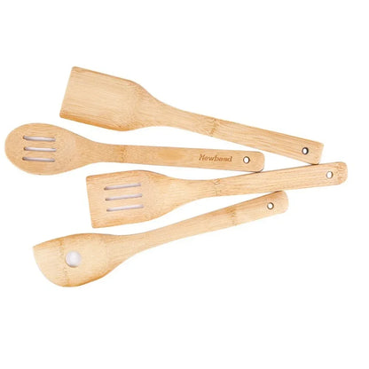 Alishan Bamboo Spatula Set | Non-Stick Frying Pan Utensils