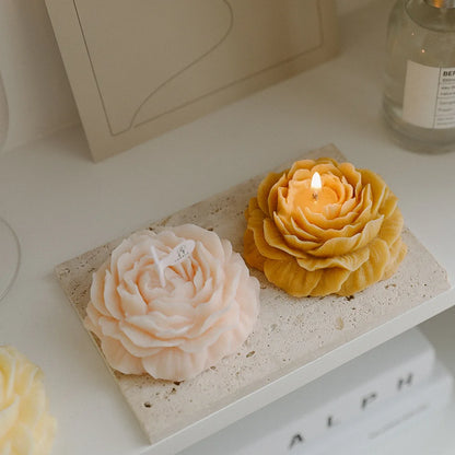 Peony Flower Scented Candle - Mother's Day & Birthday Gift