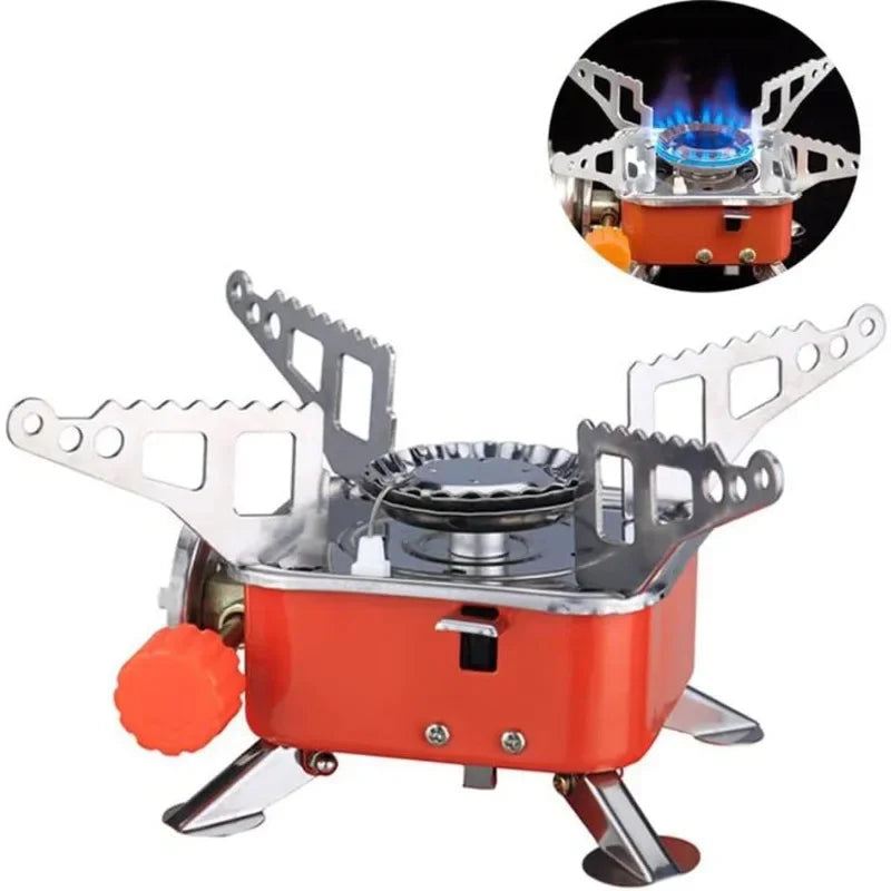 Portable Mini Square Stove – Ultra-Light Camping Cookware